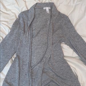 Gray cardigan